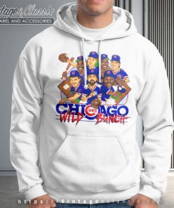 Chicago Cubs Wild Bunch Caricature Hoodie