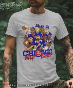 Chicago Cubs Wild Bunch Caricature Sport grey