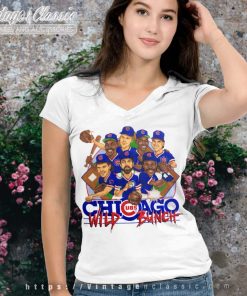 Chicago Cubs Wild Bunch Caricature White