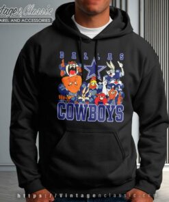 Dallas Cowboys Shirt Highland Cow Football Crewneck Cowboys Looney Tunes  Football Team Shirt American Football Shirt - Trendingnowe