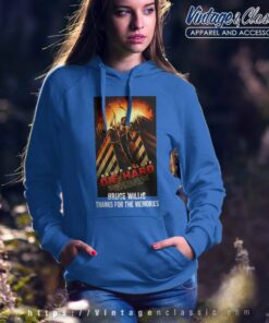 Die Hard Thanks For The Memories Bruce Willis Gift For Fan Hoodie