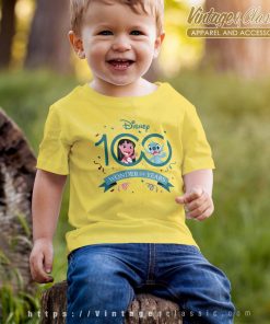 Disney Lilo and Stitch 100 Years Of Wonder Kids Shirt