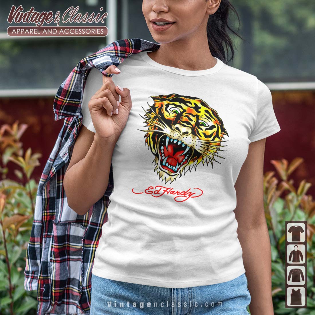 surface Headless Adolescent Ed Hardy Tiger Shirt, Ed Hardy tshirt - High-Quality Printed Brand