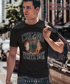 Flame Tee Chicago White Sox Tshirt