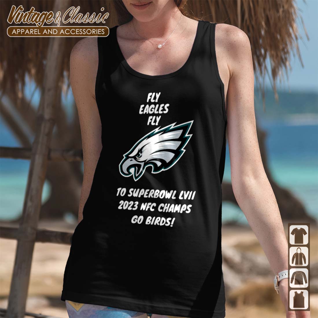 Fly Eagles Fly 2023 NFC Championship Shirt - High-Quality Printed