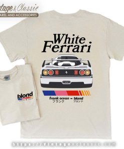 Frank Ocean Blond White Ferrari Shirt