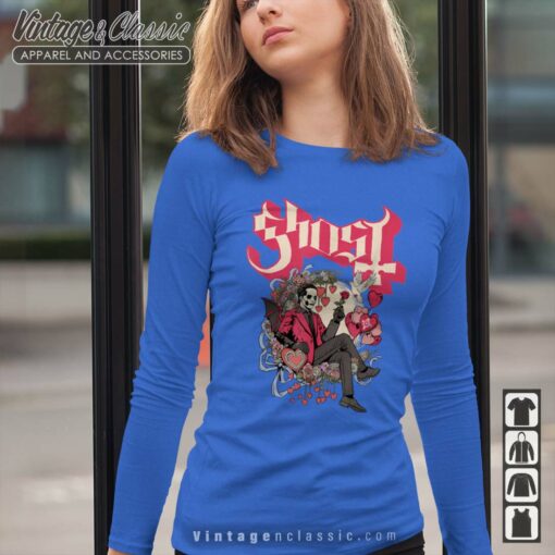 Ghost Papa Cupid Valentines Day Shirt