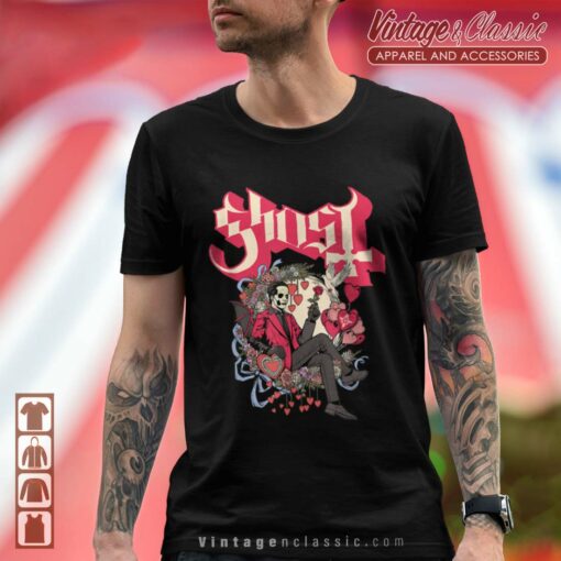 Ghost Papa Cupid Valentines Day Shirt