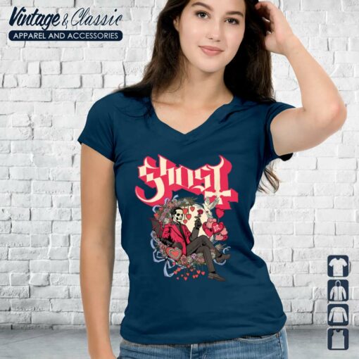 Ghost Papa Cupid Valentines Day Shirt