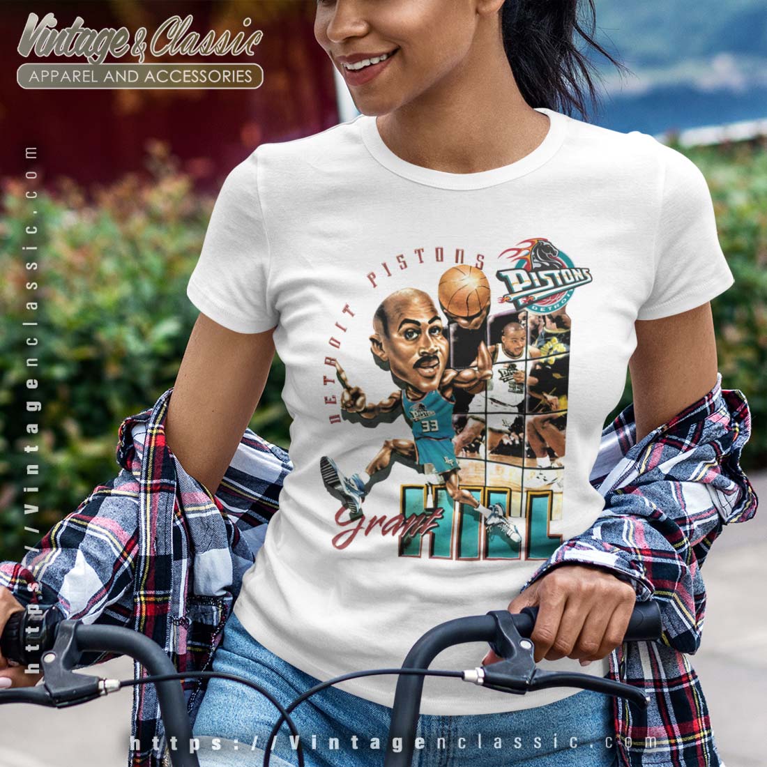 NBA Vintage Detroit Pistons Motorcade T-Shirt