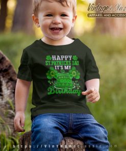 Happy St Patricks Day And Its My Birthday kids Shirt