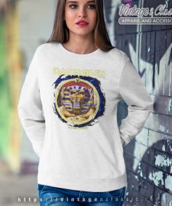 Iron Maiden Shirt Iron Maiden Legacy Collection Powerslave Mummy Circle Sweatshirt
