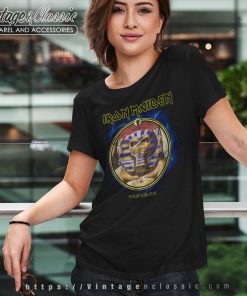 Iron Maiden Shirt Iron Maiden Legacy Collection Powerslave Mummy Circle Tshirt