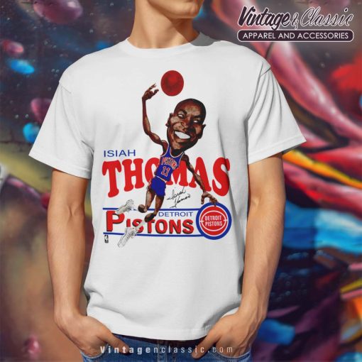 Isiah Thomas Detroit Pistons Caricature Shirt