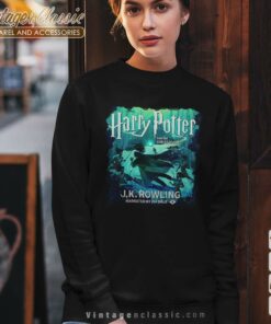 J K Rowling Narrated By Jim Dale 4 Gift for Harry Potter Fandom Sweatshirt