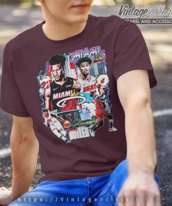 Jimmy Butler Miami Heat Basketball Maroon T Shirt