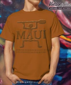 Kauai Hawaii Red Dirt Brown T Shirt