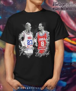 Kobe Bryant And Michael Jordan Black T Shirt