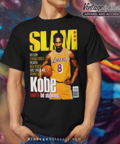 Kobe Bryant Slam Magazine 1998 Cover Black T Shirt