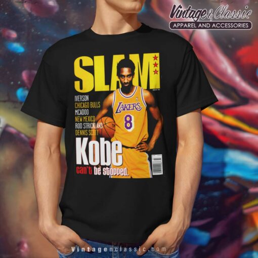 Kobe Bryant Slam Magazine 1998 Cover Shirt, Los Angeles Lakers Shirt