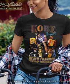 Kobe Bryant World Champion Lakers Women T Shirt