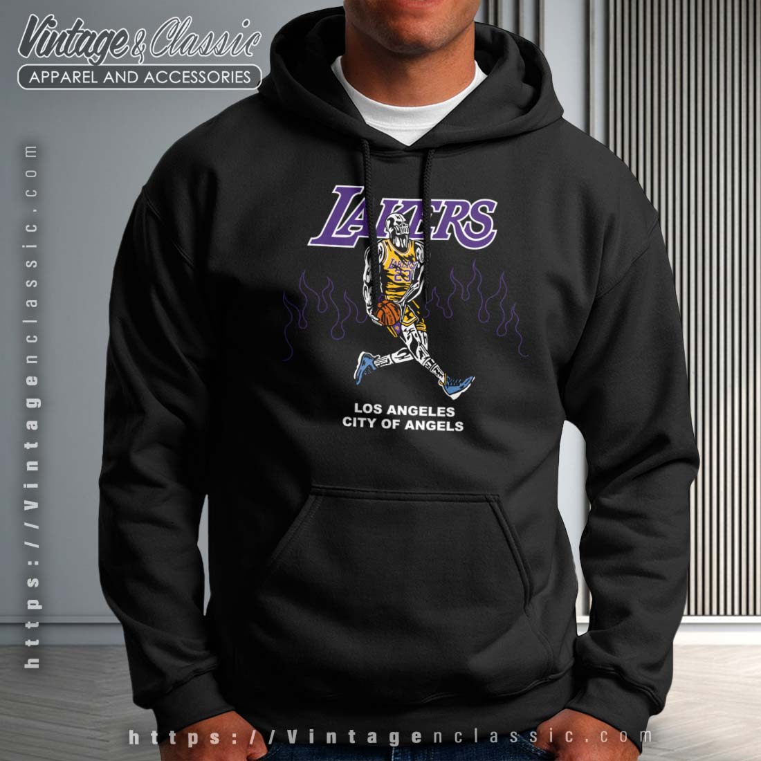 Warren Lotas x Lakers Los Angeles Skeleton shirt, hoodie