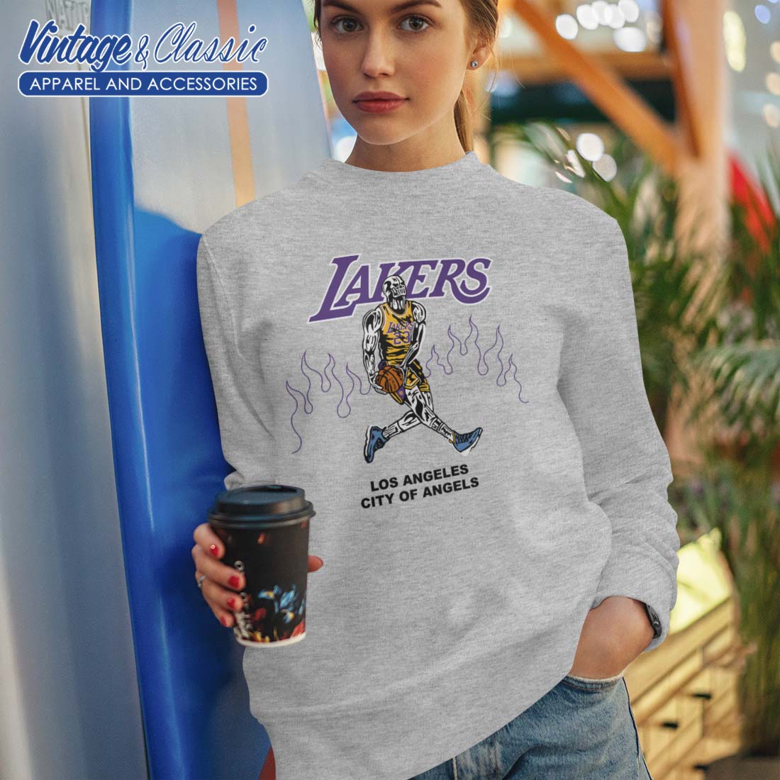 qt Trendy LeBron James Los Angeles Lakers Top of The Key Youth NBA Hoodie/Unisex Tee/3XL