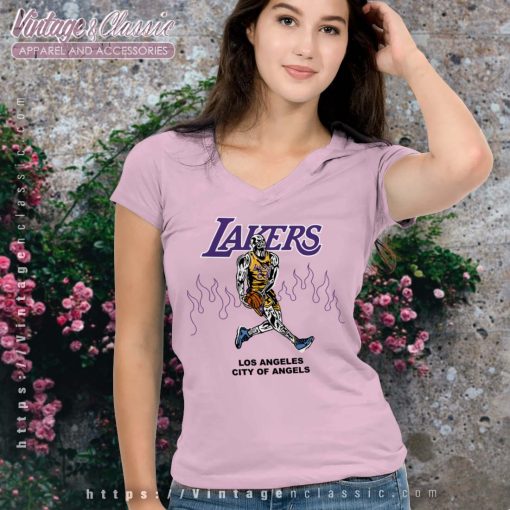 Lebron James Skeleton Warren Lotas Shirt, LA Lakers Shirt