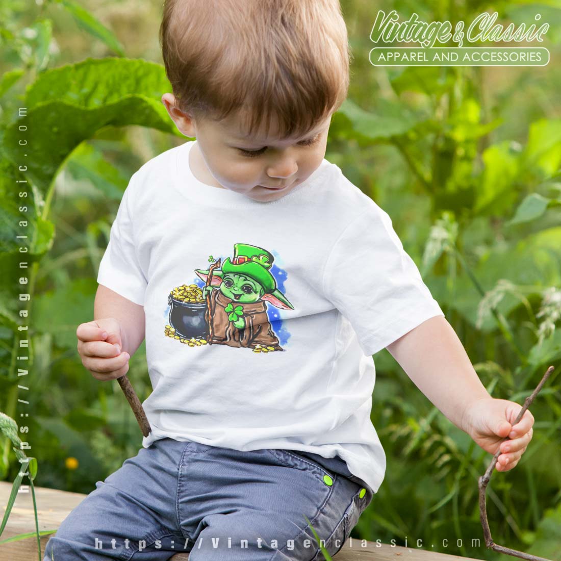 Funny Baby Yoda Disney St Patricks Day Shirt, Long Sleeve St Patricks Day  Shirts - Allsoymade