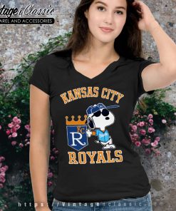 MLB Kansas City Royals And Snoopy Shirt - High-Quality Printed Brand