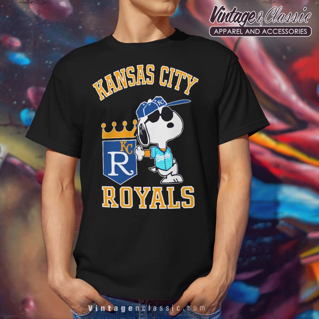 Kansas City KC Royals Blue T-Shirt Baseball Nike Womens sz M