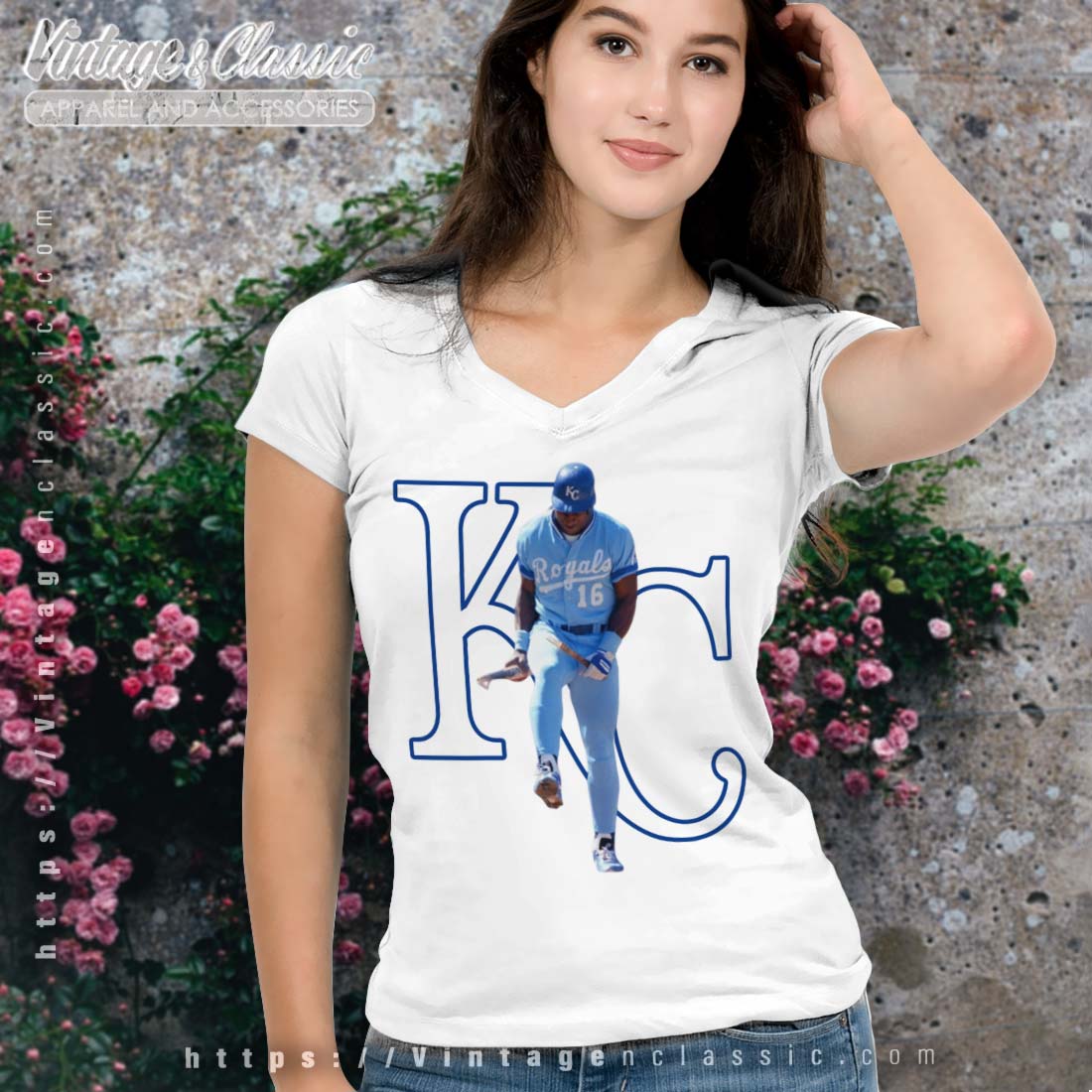 MLB Kansas City Royals Bo Jackson Shirt - High-Quality Printed Brand