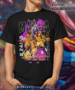 Mamba Mentality Kobe Bryant Black T Shirt