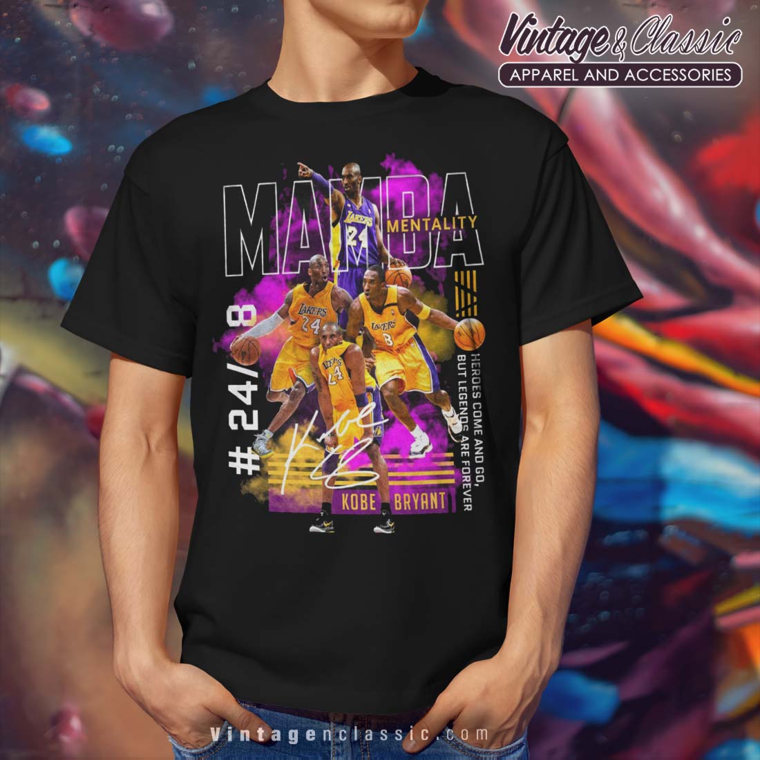 Kobe Bryant Mamba Forever Los Angeles Lakers Shirt basketball t-shirt  Unisex