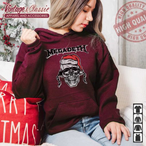 Megadeth Santa Vic Christmas Holiday Shirt