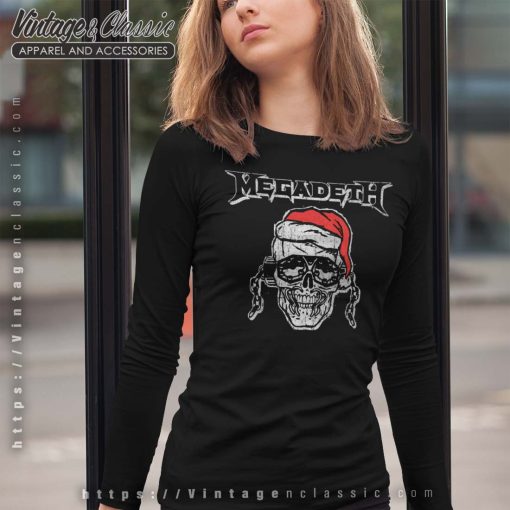 Megadeth Santa Vic Christmas Holiday Shirt