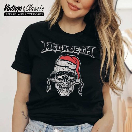 Megadeth Santa Vic Christmas Holiday Shirt