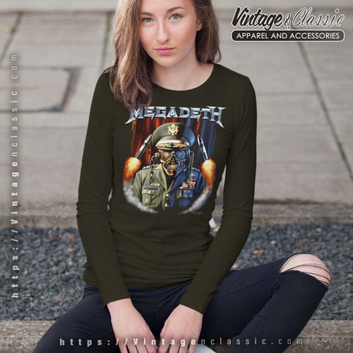 Megadeth Shirt Megadeth General Vic Missiles Shirt