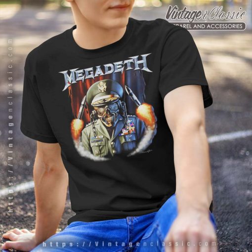 Megadeth Shirt Megadeth General Vic Missiles Shirt