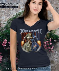 Megadeth Shirt General Vic Missiles V neck