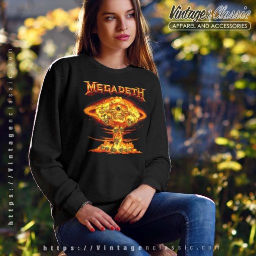 Megadeth Shirt Megadeth Mushroom Cloud Vic Glow Shirt