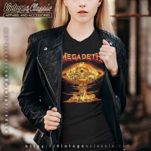 Megadeth Shirt Megadeth Mushroom Cloud Vic Glow Shirt