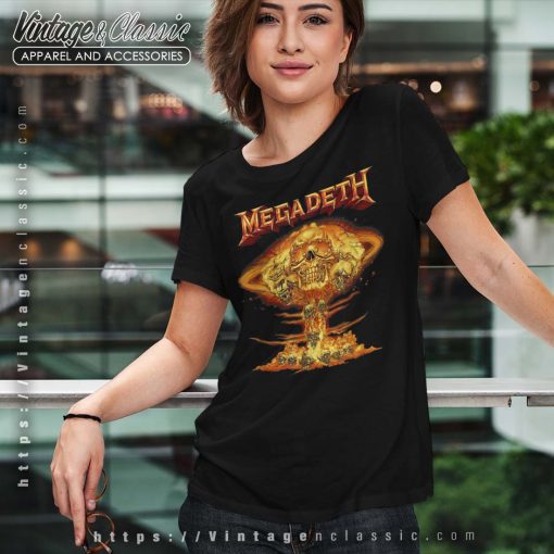 Megadeth Shirt Megadeth Mushroom Cloud Vic Glow Shirt