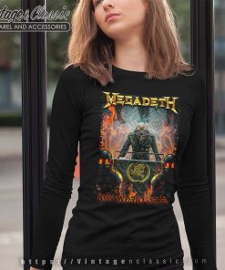 Megadeth Shirt New World Order Long Sleeves