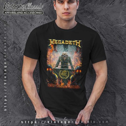 Megadeth Shirt New World Order
