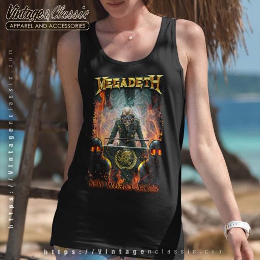 Megadeth Shirt New World Order