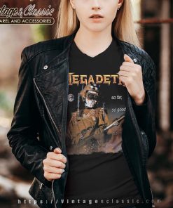 Megadeth Shirt So Far So Good So What Nuclear V neck