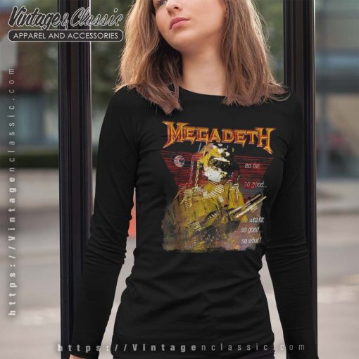 Megadeth Shirt So Far So Good So What Triangle