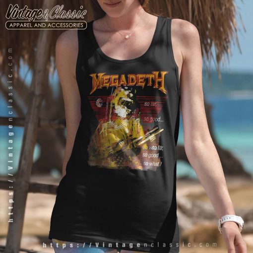 Megadeth Shirt So Far So Good So What Triangle