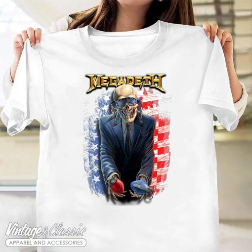 Megadeth USA Flag Sign Shirt